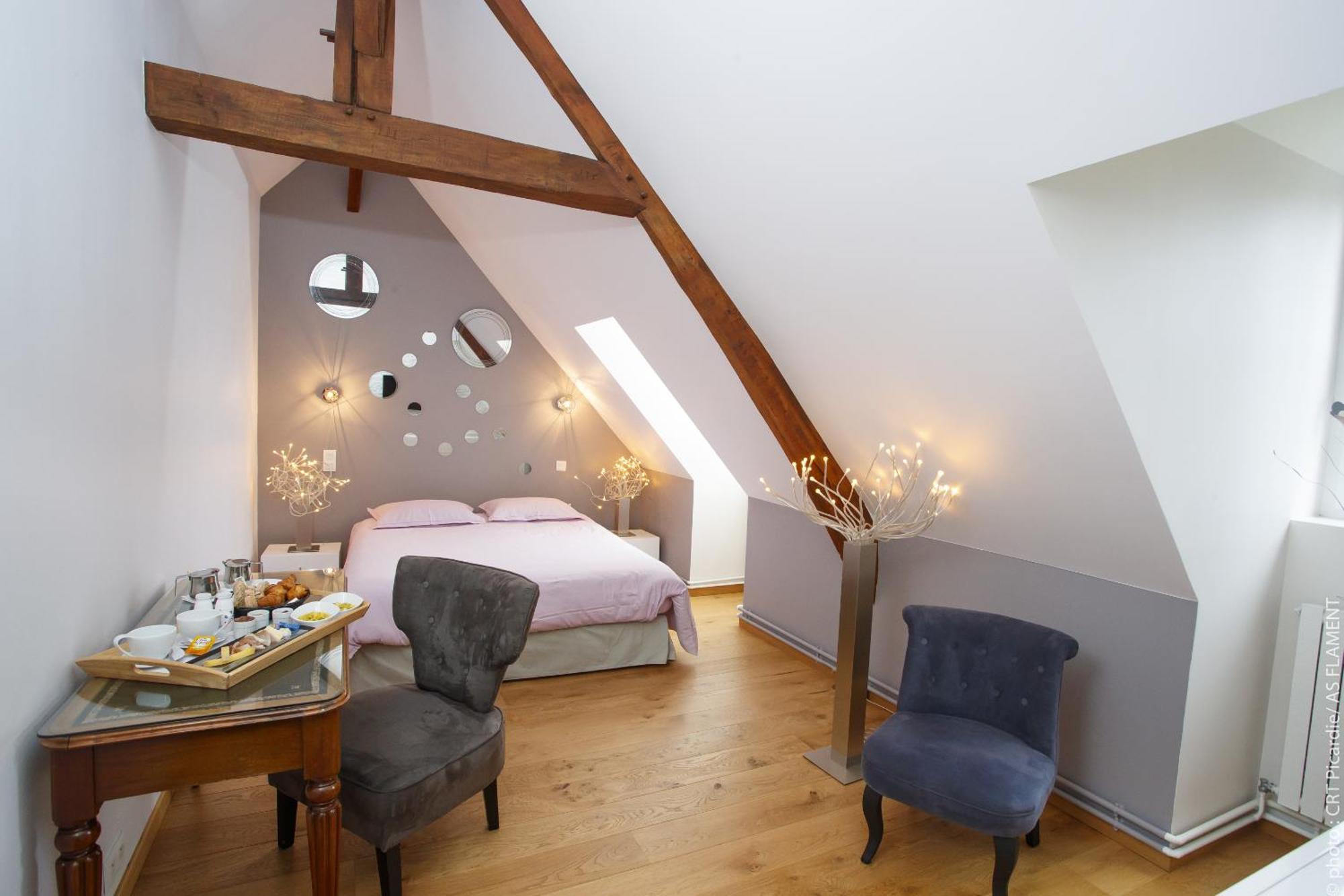 Chateau De Breuil Bed and Breakfast Bruyères-et-Montbérault Værelse billede